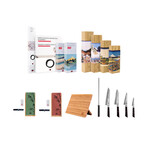 Bunka Damas Complete 8-Piece Deluxe Set : 4 Knives