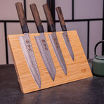 Magnetic Bamboo Knife Holder (Foldable) // 32 X 22 Cm