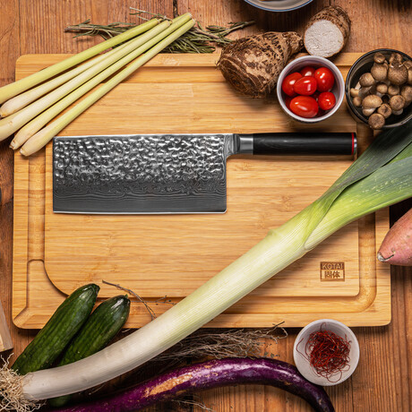 Cleaver // 19 Cm Blade // Pakka Damas Collection