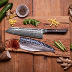 Kiritsuke (Chef Knife) // 21 Cm Blade // Bunka Damas Collection