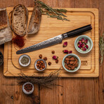 Bread Knife // 20 Cm Blade // Pakka Damas Collection