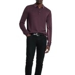 Gustave Magic Wash Sweater Polo // Bordeaux (XS)