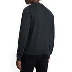 Gustave Magic Wash Sweater Polo // Black (S)