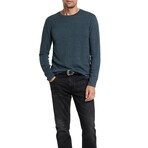 Karl Ls Crinkled Crew // Eclipse Hthr (XS)