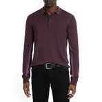 Gustave Magic Wash Sweater Polo // Bordeaux (XS)