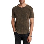 Gould Ss Crew With Spray Wash // Sienna Brown (XS)