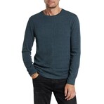 Karl Ls Crinkled Crew // Eclipse Hthr (XS)