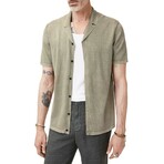 Carter Ss Mercerized Ctn Shirt With Marble Wash // Macadamia (XS)