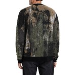 Dio Ls Multi Color Jacquard Cardigan // Teakwood (XS)