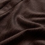 Otavio Regular Fit Ls Stand Collar Shirt With Pais // Espresso (S)