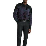 Vinheta Easy Fit Ls Crew Neck With Jv Logo Jacquar // Black (M)