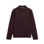 Maleo Regular Fit Ls Polowith Shoulder Detail // Merlot (XS)