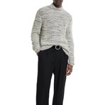 Montello Easy Fit Mockneck With Spongey Melange St // Grey Mist (S)