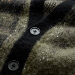 Dio Ls Multi Color Jacquard Cardigan // Teakwood (XS)