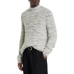 Montello Easy Fit Mockneck With Spongey Melange St // Grey Mist (S)