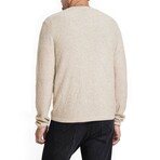 Alhandra Regular Fit Henley With Distress Terry St // Hay (S)