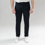 Black UltraFlex Slim Chino // Black (30/30)