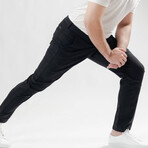 Black UltraFlex Slim Chino // Black (30/30)