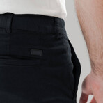 Black UltraFlex Slim Chino // Black (30/30)
