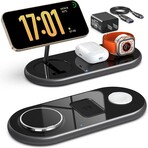 3 in 1 Mag-Safe Charging Station for Apple Devices // Black