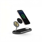3 in 1 Mag-Safe Charging Station for Apple Devices // Black