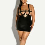 Erotic Babydoll Plus // Black (1X-2X)