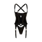 Kinky Bustier Plus // Black (1X-2X)
