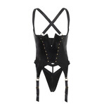 Kinky Bustier Plus // Black (1X-2X)