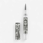 Warner Bros. 100th Anniversary Limited Edition Silver + White Rollerball Pen // ISWBNRSE