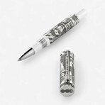 Warner Bros. 100th Anniversary Limited Edition Silver + White Rollerball Pen // ISWBNRSE