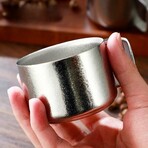 Titanium Espresso Set // 100 ml Cup + Spoon + Coaster