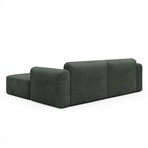 Rund Modular System // Sectional Sofa Right Facing Chaise (Boucle Beige)