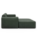 Rund Modular System // Sectional Sofa Left Facing Chaise (Boucle Beige)