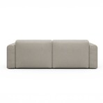 Rund Modular System // Sectional Sofa Left Facing Chaise (Boucle Beige)