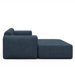 Rund Modular System // Sectional Sofa Left Facing Chaise (Boucle Beige)