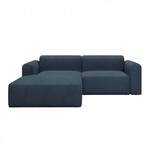 Rund Modular System // Sectional Sofa Left Facing Chaise (Boucle Beige)