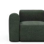 Rund Modular System // Sectional Sofa Right Facing Chaise (Boucle Beige)