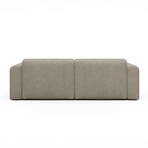 Rund Modular System // Sectional Sofa Left Facing Chaise (Boucle Beige)