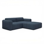 Rund Modular System // Sectional Sofa Right Facing Chaise (Boucle Beige)