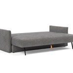 Tripi Queen Size Sleeper Sofa + Storage in Base (Avella Warm Grey)