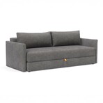 Tripi Queen Size Sleeper Sofa + Storage in Base (Avella Warm Grey)