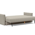 Tripi Queen Size Sleeper Sofa + Storage in Base (Avella Warm Grey)