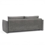 Tripi Queen Size Sleeper Sofa + Storage in Base (Avella Warm Grey)