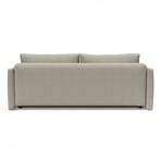Tripi Queen Size Sleeper Sofa + Storage in Base (Avella Warm Grey)