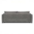 Tripi Queen Size Sleeper Sofa + Storage in Base (Avella Warm Grey)
