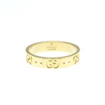 Gucci // 18k Yellow Gold Icon Ring // Ring Size: 6.75 // Store Display