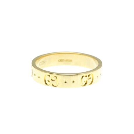 Gucci // 18k Yellow Gold Icon Ring // Ring Size: 6.75 // Store Display