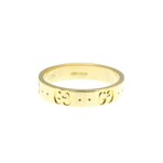 Gucci // 18k Yellow Gold Icon Ring // Ring Size: 6.75 // Store Display