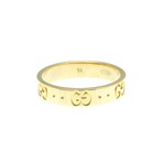 Gucci // 18k Yellow Gold Icon Ring // Ring Size: 6.75 // Store Display