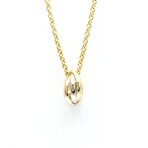 Cartier // 18k Rose Gold + 18k White Gold + 18k Yellow Gold Trinity Pendant Necklace // 16.92" // Store Display